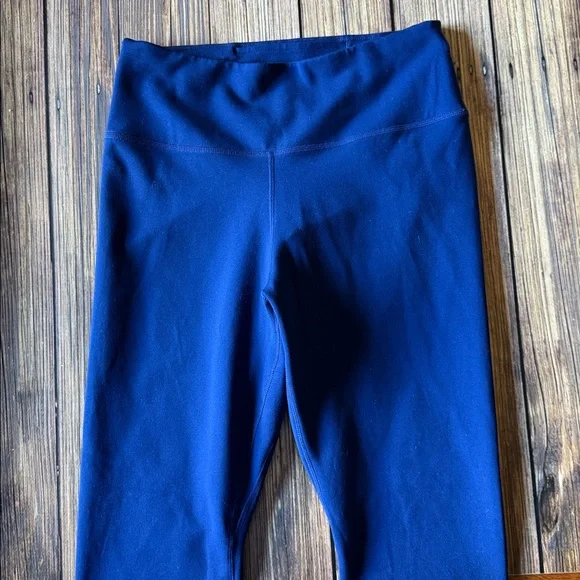 Nike True Blue Leggings with White Logo S - Picture 2 of 7